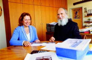 Dr. Petra Altmann und Pater Dr. Anselm Grün